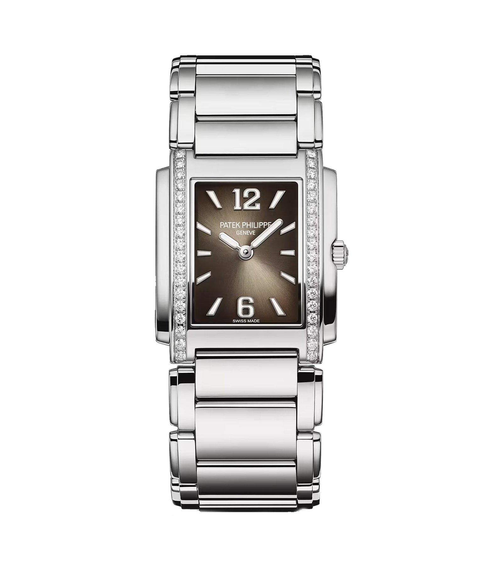 4910-1_2d1dff75-c141-428e-8901-f4085e2a7117.jpg Stainless Steel 25mm Diamond Bezel On Gray Dial Quartz - 图片 1
