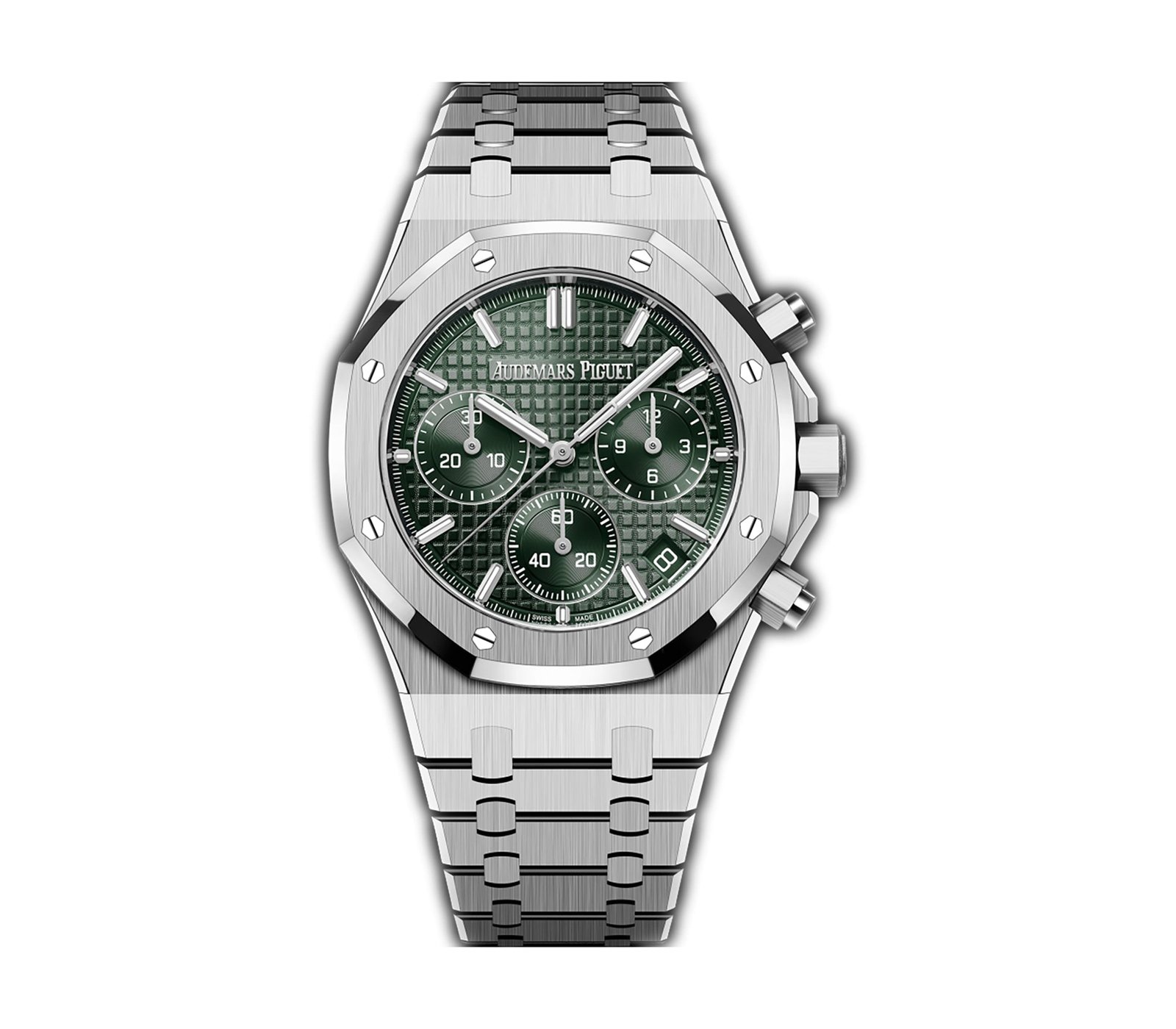 AP-26240ST.OO_.1320ST.08.jpg 41mm Chronograph Steel Green Dial - 图片 1
