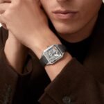 Santos-Dumont Skeleton Watch with micro-rotor WHSA0032 - 图片 2