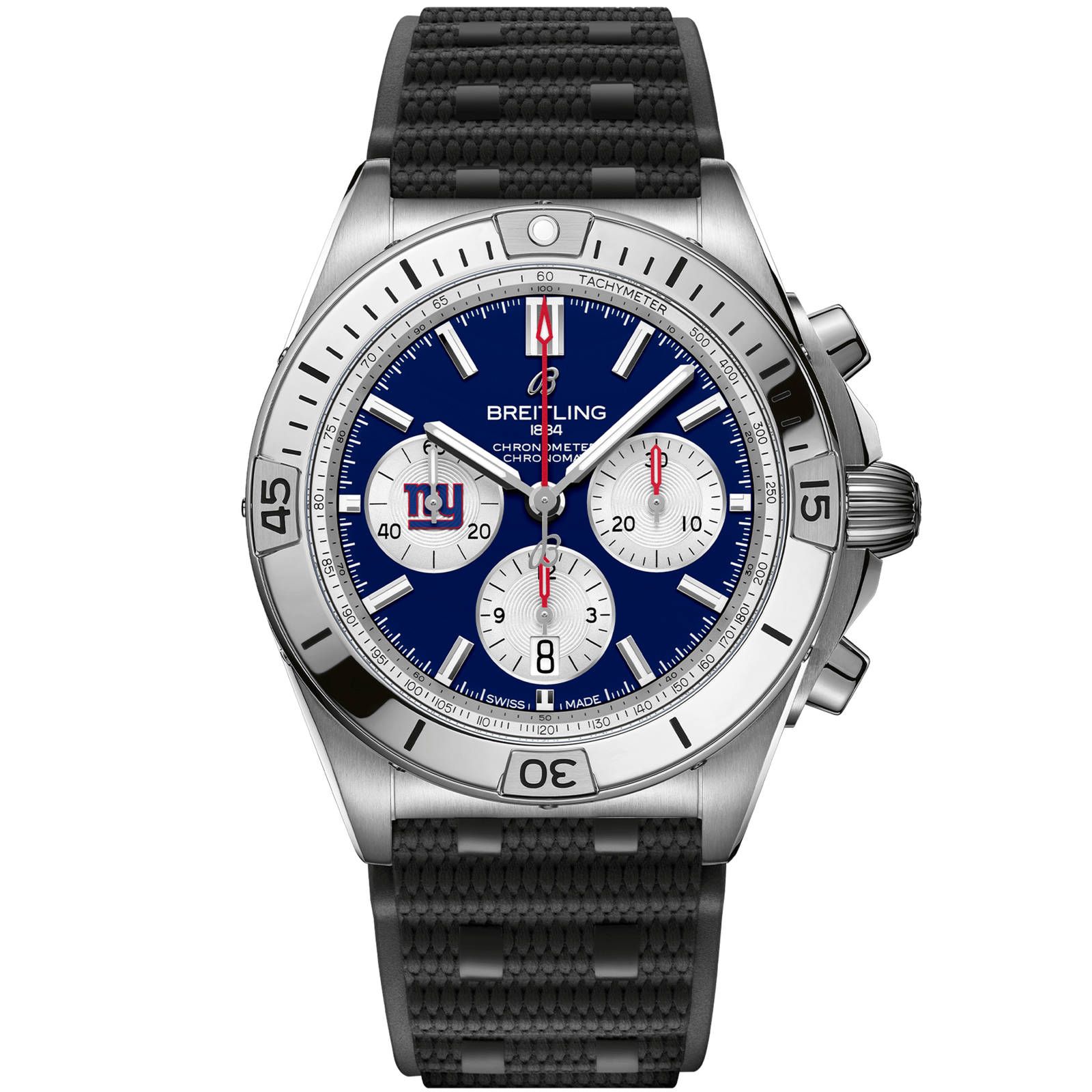 Chronomat_B0142_AB01342B1CAS1_RUBBER_NEW_YORK_GIANTS_DIGITAL-scaled-1.png Chronomat B01 42 NFL New York Giants Edition AB01342B1CAS1 - 图片 1
