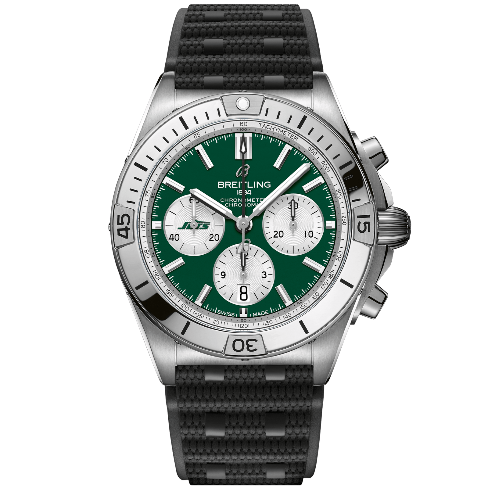 Chronomat_B0142_AB01342B1L5S1_RUBBER_NEW_YORK_JETS_DIGITAL-scaled-1.png Chronomat B01 42 NFL New York Jets Edition AB01342B1L5S1 - 图片 1