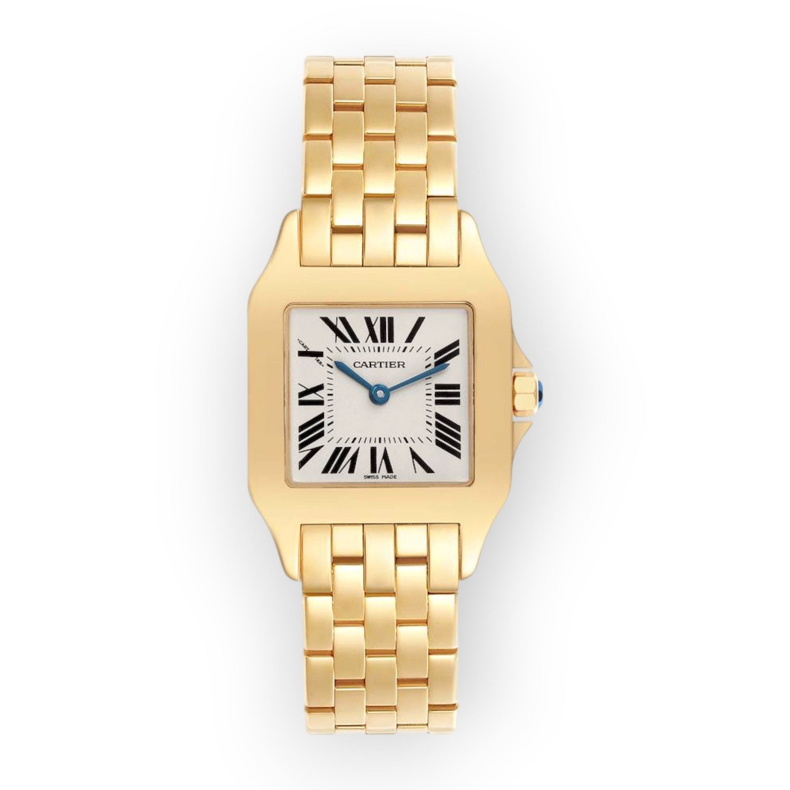 Pre-Owned-Cartier-Santos-Demoiselle-Midsize-W25062X9-Yellow-Gold-Ladies-Watch-JD-Watches-NY.jpg Cartier Santos Demoiselle Midsize W25062X9 Yellow Gold Ladies Watch - 图片 1