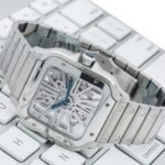 Cartier Santos WHSA0015 39.8mm White Dial With Stainless Steel Bracelet - 图片 2