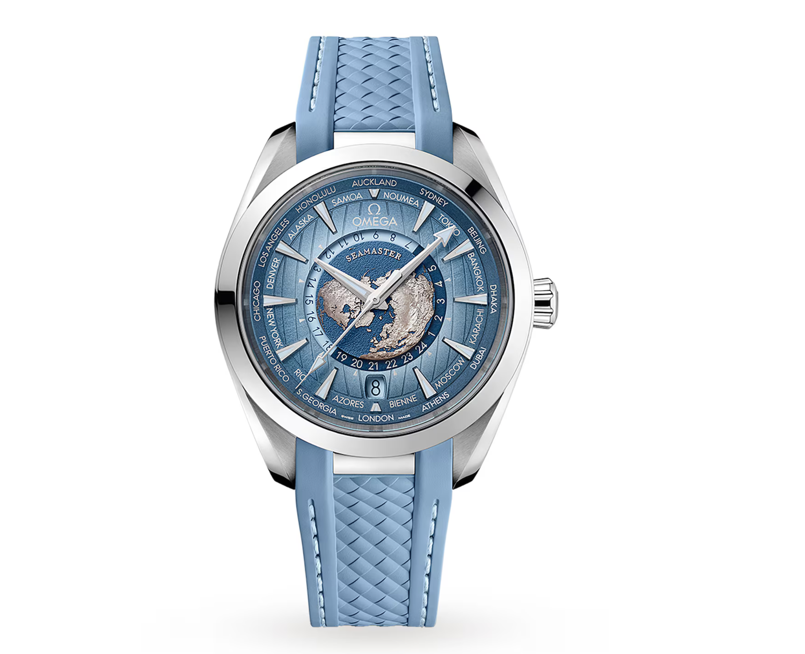 Pre-Owned-Omega-Seamaster-Aqua-Terra-150M-Co-Axial-Master-Chronometer-GMT-Worldtimer-43mm-Summer-Blue-JD-Watches-NY.png Omega Seamaster Aqua Terra 150M Co‑Axial Master Chronometer GMT Worldtimer 43mm – Summer Blue - 图片 1