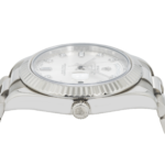 Rolex 18K White 41mm Gold Day-Date II with Silver Baguette and Diamond Dial, President Braclet - 图片 3