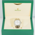 Rolex 18K White 41mm Gold Day-Date II with Silver Baguette and Diamond Dial, President Braclet - 图片 7