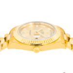 Rolex 18K Yellow Gold Day Date II with Champagne Baguette and Diamond - 图片 3