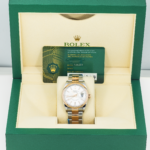 Rolex 36mm Stainless Steel & Everose Gold Datejust 126201 with Silver Fluted Dial and Oyster Bracelet (Year: 2022-2025) - 图片 6