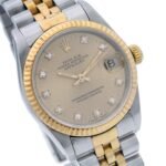 Rolex Datejust 31MM 68273 Stainless Steel and Yellow Gold Original Champagne Diamond Dial Jubilee Bracelet - 图片 3