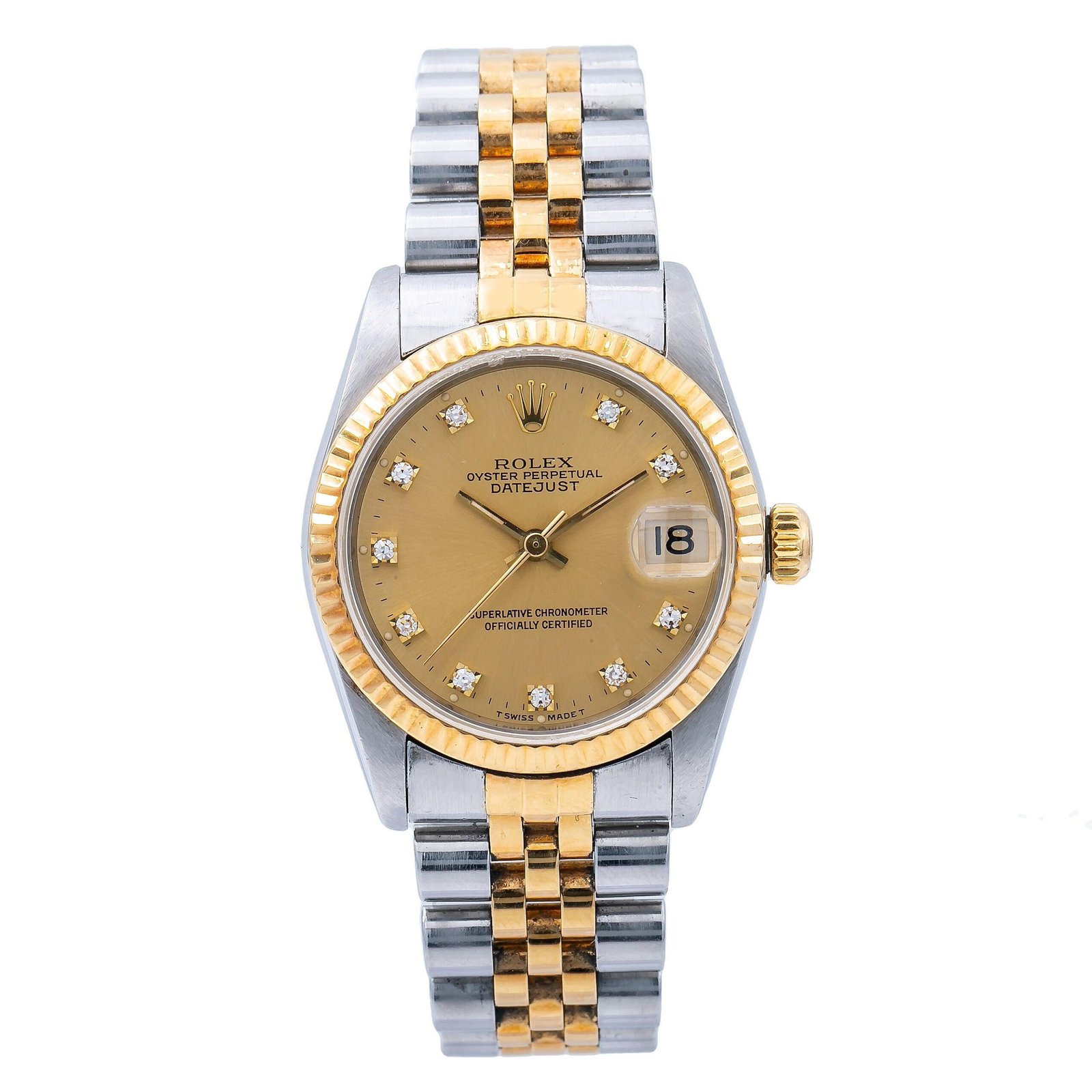 Pre-Owned-Rolex-Datejust-31MM-68273-Stainless-Steel-and-Yellow-Gold-Original-Champagne-Diamond-Dial-Jubilee-Bracelet-JD-Watches-NY-scaled-1.jpg Rolex Datejust 31MM 68273 Stainless Steel and Yellow Gold Original Champagne Diamond Dial Jubilee Bracelet - 图片 1