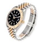 Rolex Datejust 41 Ref 126333 Steel Yellow Gold Black Dial Mens Watch - 图片 4