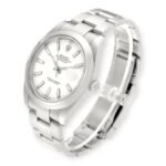 Rolex Datejust 41 White Dial 126300 Smooth Bezel  Steel Mens Watch - 图片 5
