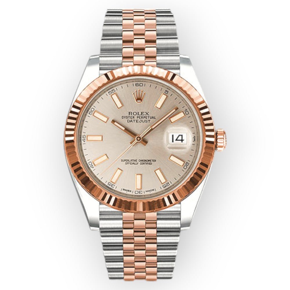 Pre-Owned-Rolex-Datejust-II-126331-41mm-Sundust-Index-Dial-Two-Tone-Jubilee-JD-Watches-NY.jpg Rolex Datejust II 126331 41mm Sundust Index Dial Two Tone Jubilee - 图片 1
