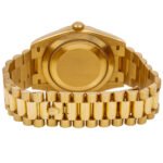 Rolex Day Date 40 Yellow Gold President Silver Roman Dial 218238 - 图片 5