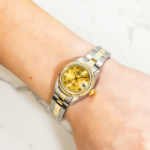 Rolex Lady-Datejust 26mm – Ref. 6917 Champagne Arabic Dial | Two-Tone Oyster Bracelet - 图片 6