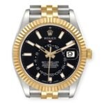 Rolex Sky Dweller Stainless Steel and Yellow Gold Jubilee Bracelet Black Dial 326933 - 图片 2
