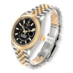 Rolex Sky Dweller Stainless Steel and Yellow Gold Jubilee Bracelet Black Dial 326933 - 图片 5