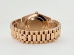 Rolex Day-Date 40 Rose Gold Chocolate Roman Dial & Fluted Bezel President Bracelet 228235 - - 图片 9